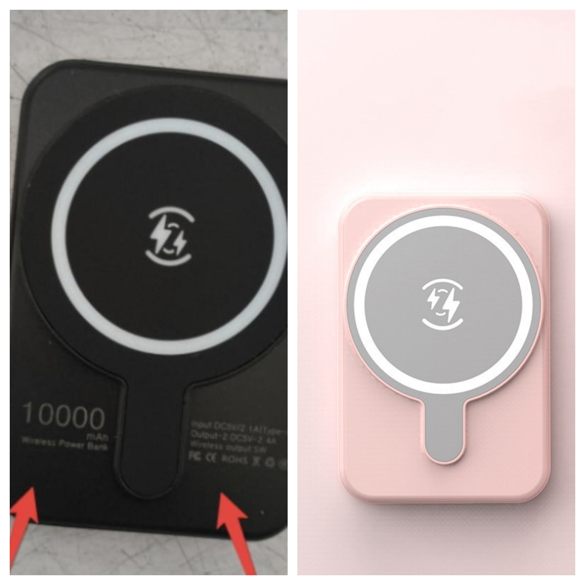 Mini 5000mAh Magnetic Wireless Fast Charging Portable Power Bank