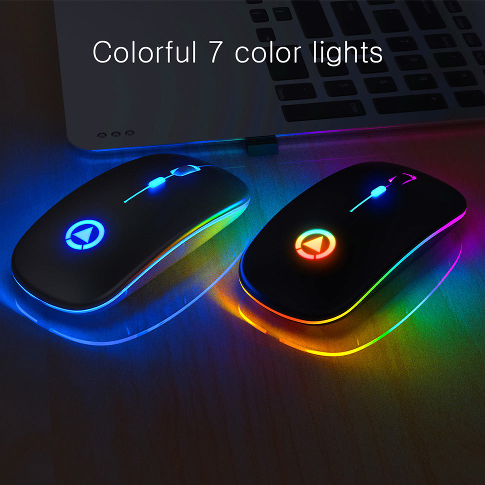 Silent Rechargeable Wireless Mouse for Office Use
