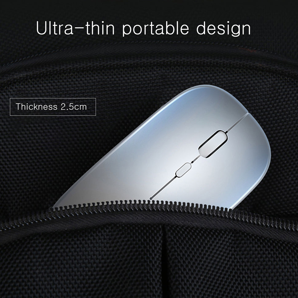 Silent Rechargeable Wireless Mouse for Office Use