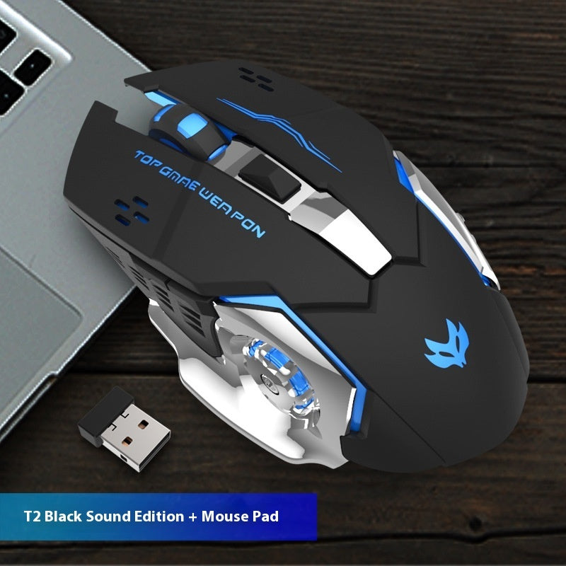 Wireless Charging Silent Luminous Mechanical Gaming Mouse