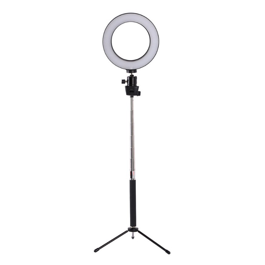 Apple Compatible LED Ring Fill Light Floor Tripod Photography Light