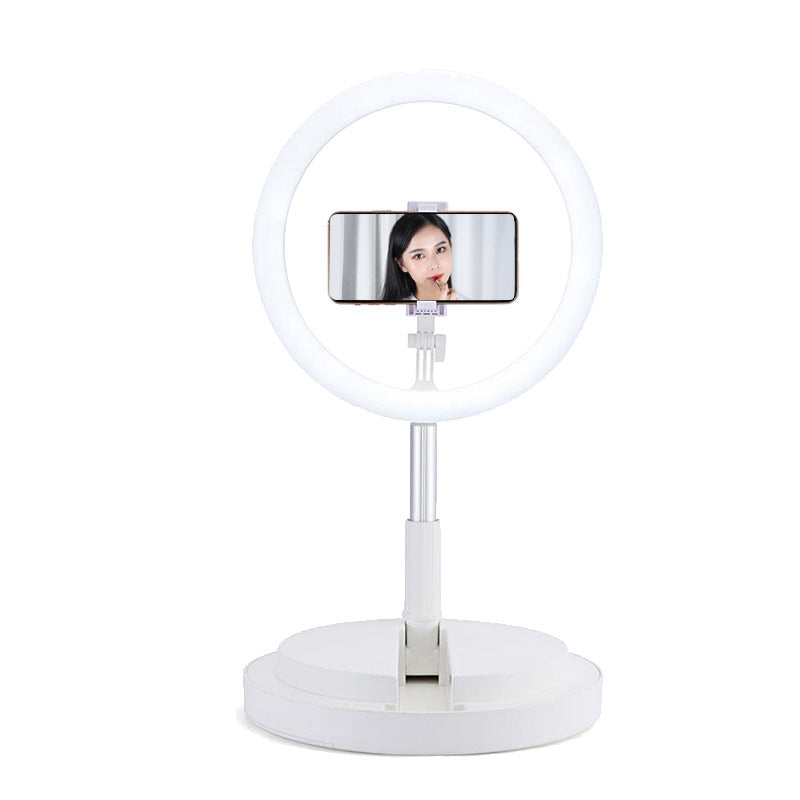 Apple Compatible 10 Inch Dimmable LED Ring Light Tripod Studio Lighting