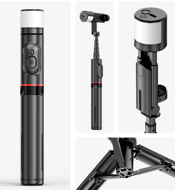 Bluetooth Remote Selfie Stick Integrated Tripod Stand