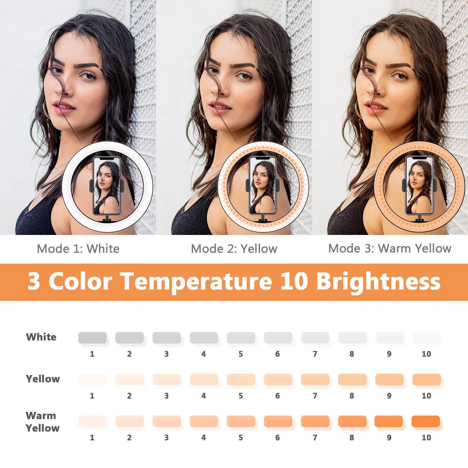 Apple Compatible Desktop Ring Light Tripod Fill Light