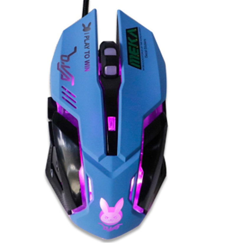 Silent Gaming Mouse for Computer Accessories (LOL Style)