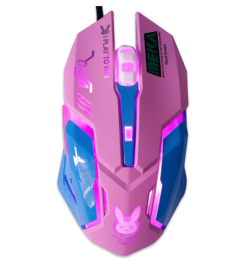 Silent Gaming Mouse for Computer Accessories (LOL Style)