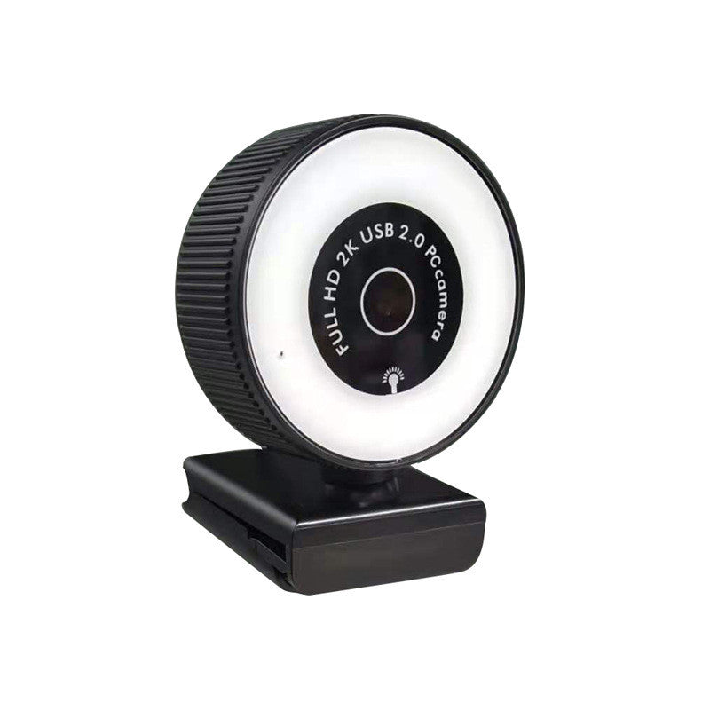 1080P 2K Autofocus Webcam With Microphone Privacy Cover