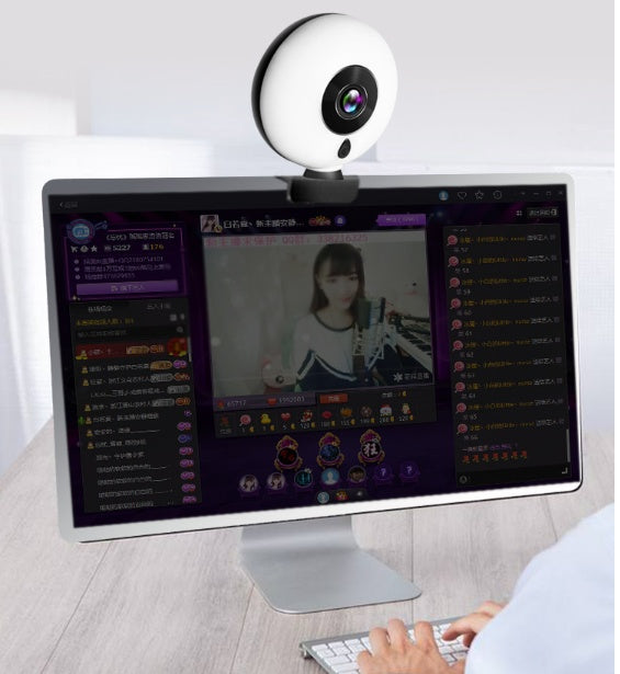 2K USB Webcam Drive Free Live Video Conference Camera
