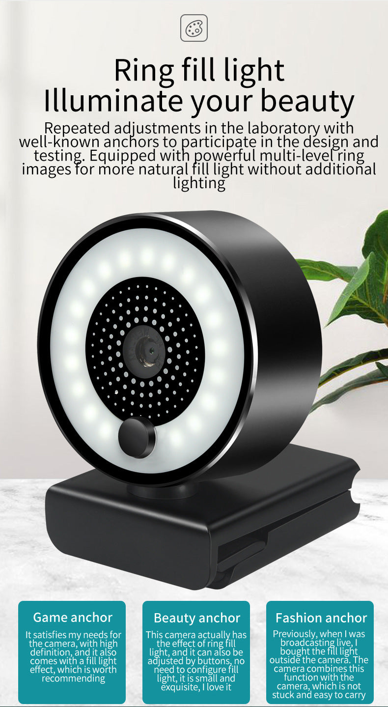 Private Model 2K Autofocus USB Beauty Webcam