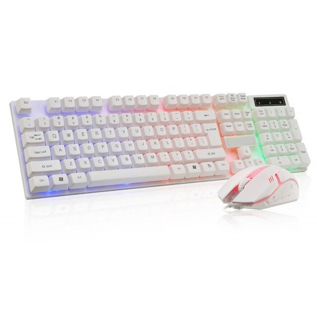 Boseton 8310 Wired Backlit Keyboard And Mouse USB Set