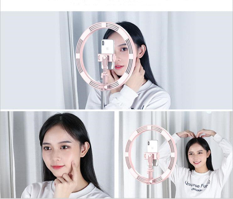 Apple Compatible 10 Inch Dimmable LED Ring Light Tripod Studio Lighting