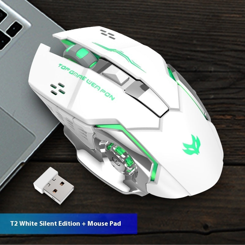 Wireless Charging Silent Luminous Mechanical Gaming Mouse