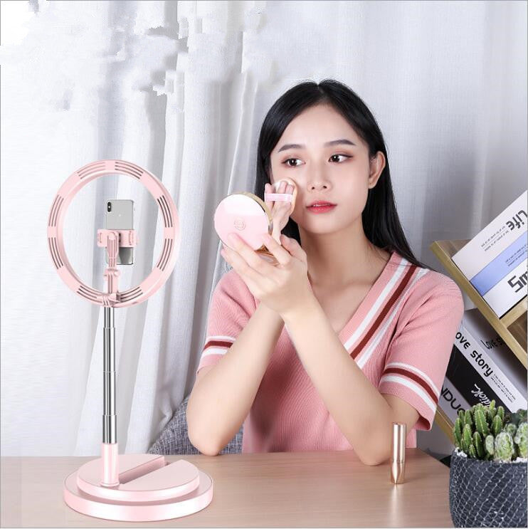 Apple Compatible 10 Inch Dimmable LED Ring Light Tripod Studio Lighting