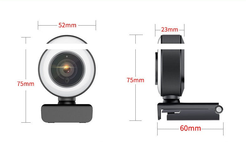 USB 1080P Autofocus Beauty Camera With Fill Light