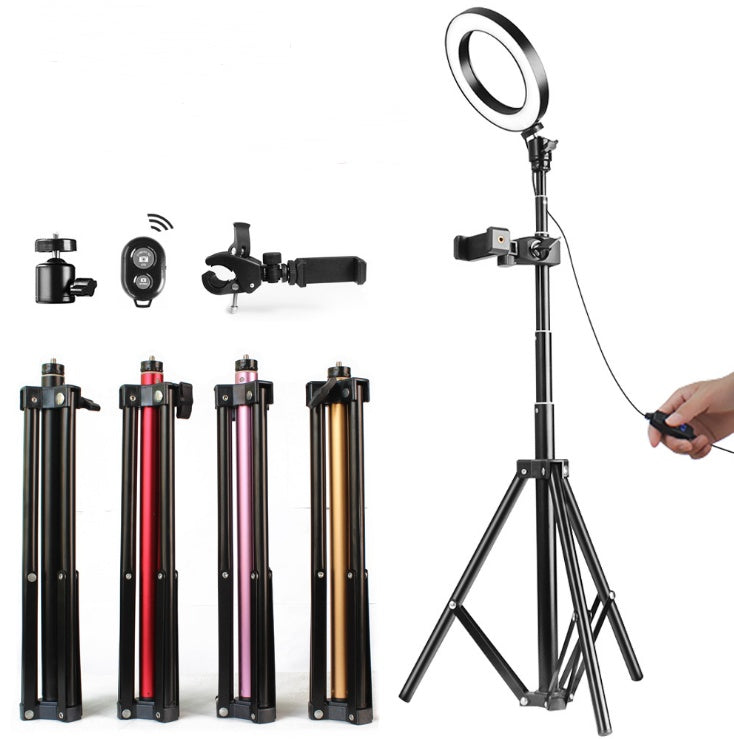 Apple Compatible Tripod Ring Light Live Beauty Light Stand