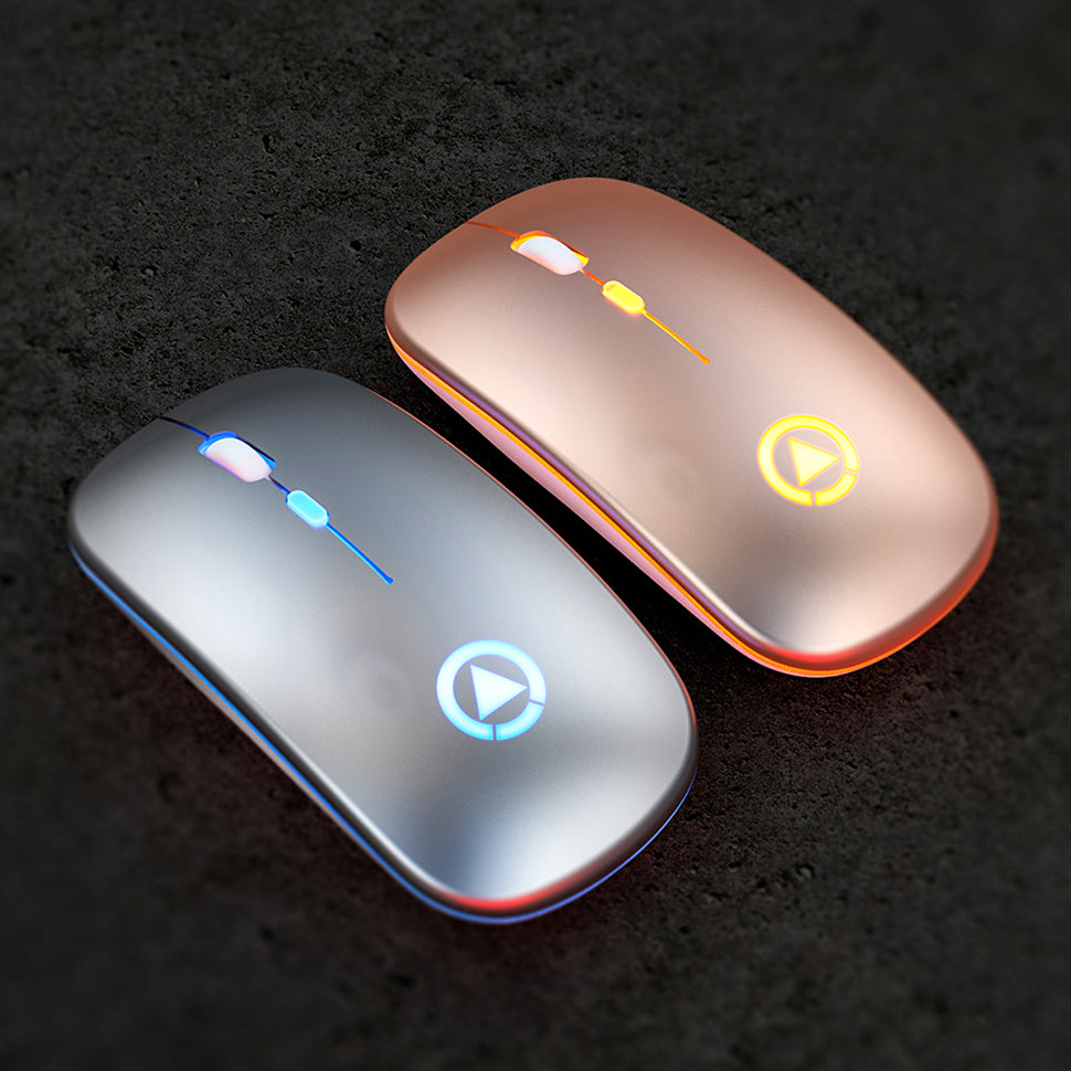 Silent Rechargeable Wireless Mouse for Office Use