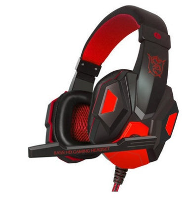 PU-MIND PC780 Gaming Headset With Microphone Black Blue Light