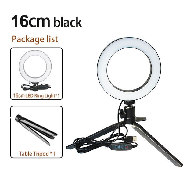 Apple Compatible Tripod Ring Light Live Beauty Light Stand