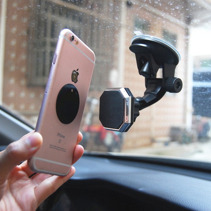 Magnetic Car Phone Holder Battery Mount