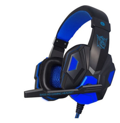 PU-MIND PC780 Gaming Headset With Microphone Black Blue Light