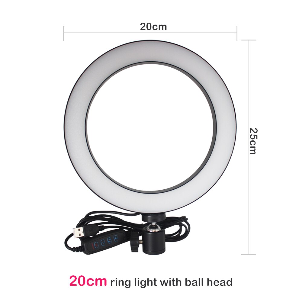 Apple Compatible Tripod Ring Light Live Beauty Light Stand