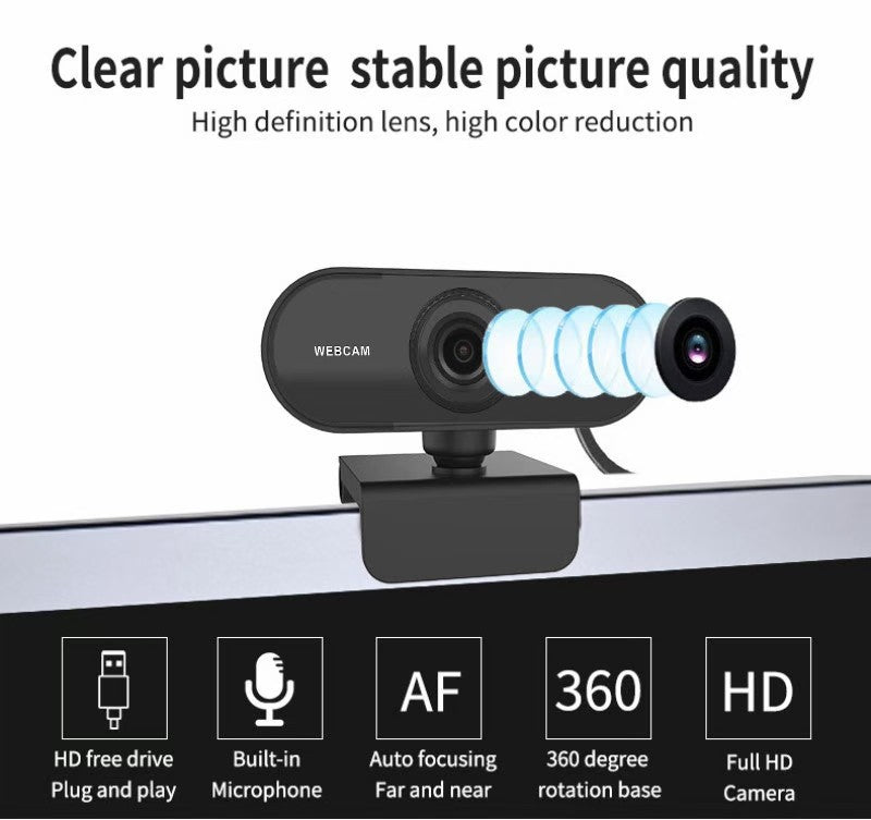 2K HD 1080P Computer Webcam