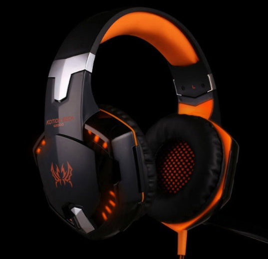 Wired Gaming Headset Stereo Surround Sound Bass Mic