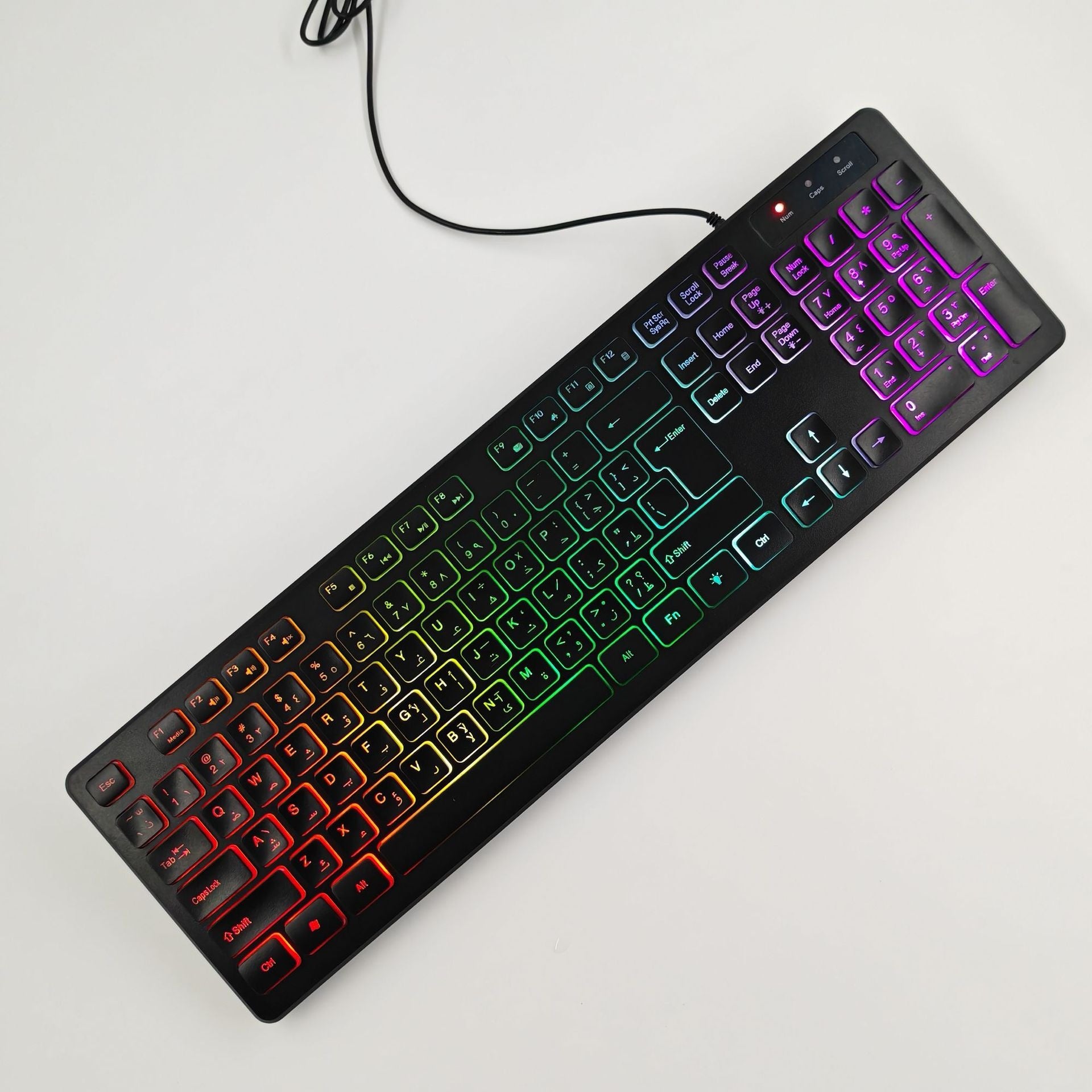 Wired Mechanical Gaming Keyboard Backlit Keys