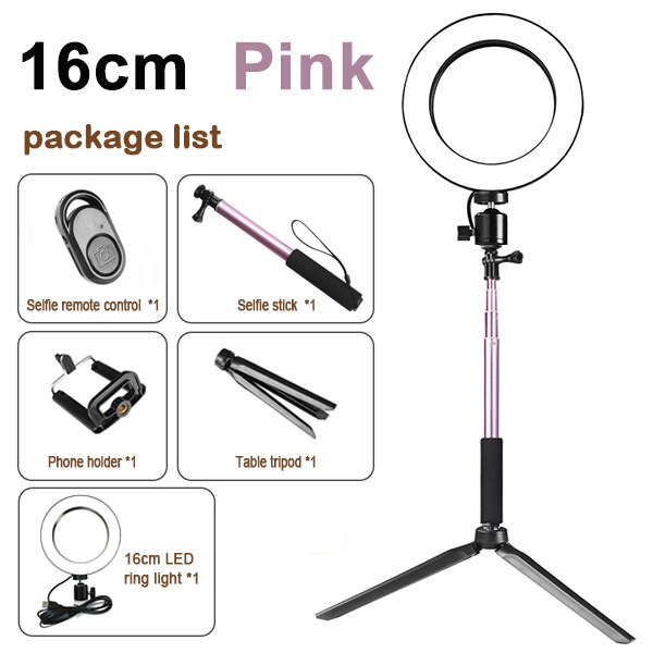 Apple Compatible Tripod Ring Light Live Beauty Light Stand