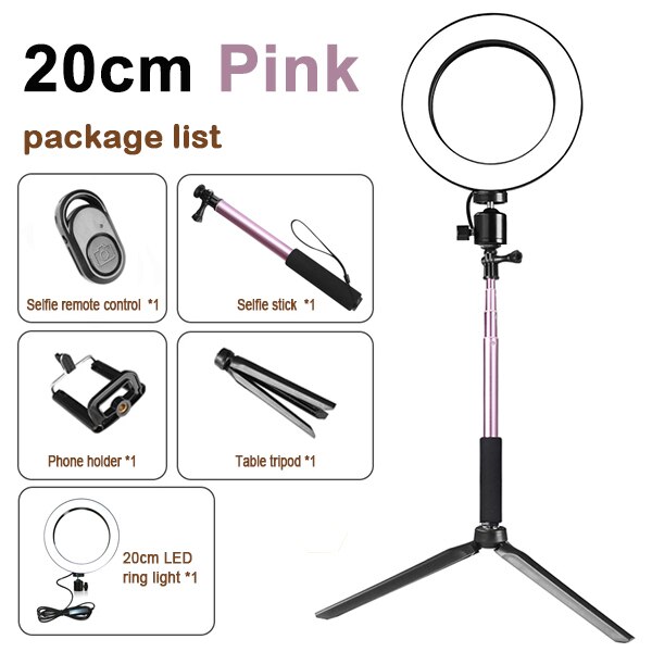 Apple Compatible Tripod Ring Light Live Beauty Light Stand