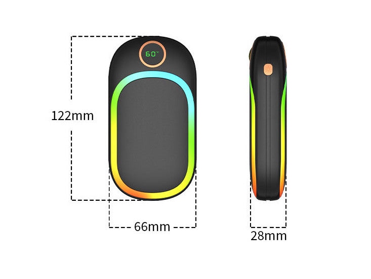 Portable Power Bank with Adjustable Temperature 2-in-1 Function