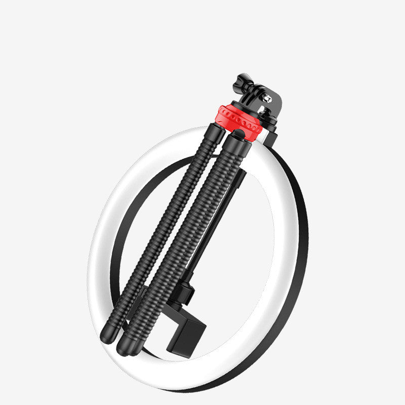 Apple Compatible 10 Inch LED Ring Light Desktop Tripod