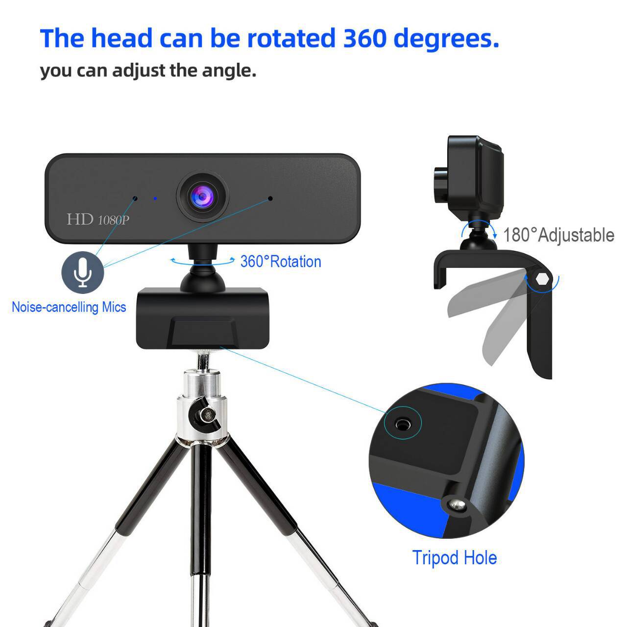 4K Auto Focus USB Webcam HD Beauty Computer Camera
