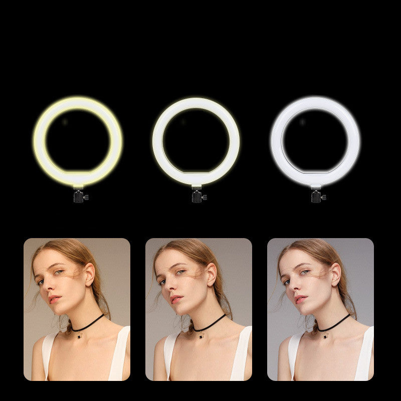 Apple Compatible LED Ring Light Mobile Phone Tripod Fill Light