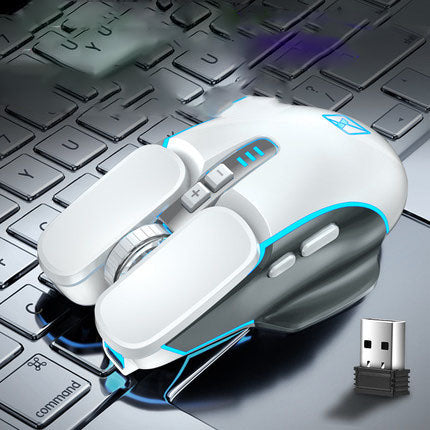 Simple Rechargeable Wireless Mouse for Notebook