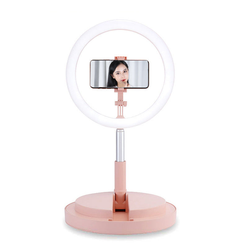 Apple Compatible 10 Inch Dimmable LED Ring Light Tripod Studio Lighting