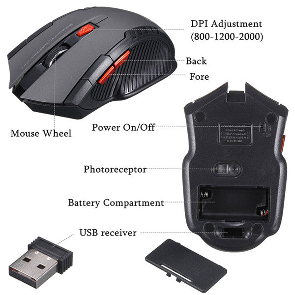 Wireless Computer Mouse for Laptop And PC