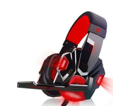 PU-MIND PC780 Gaming Headset With Microphone Black Blue Light