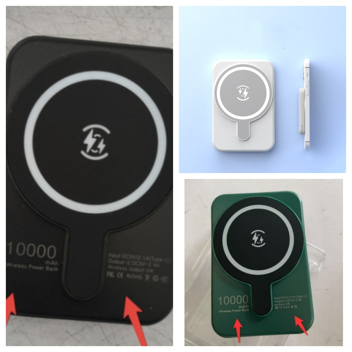 Mini 5000mAh Magnetic Wireless Fast Charging Portable Power Bank