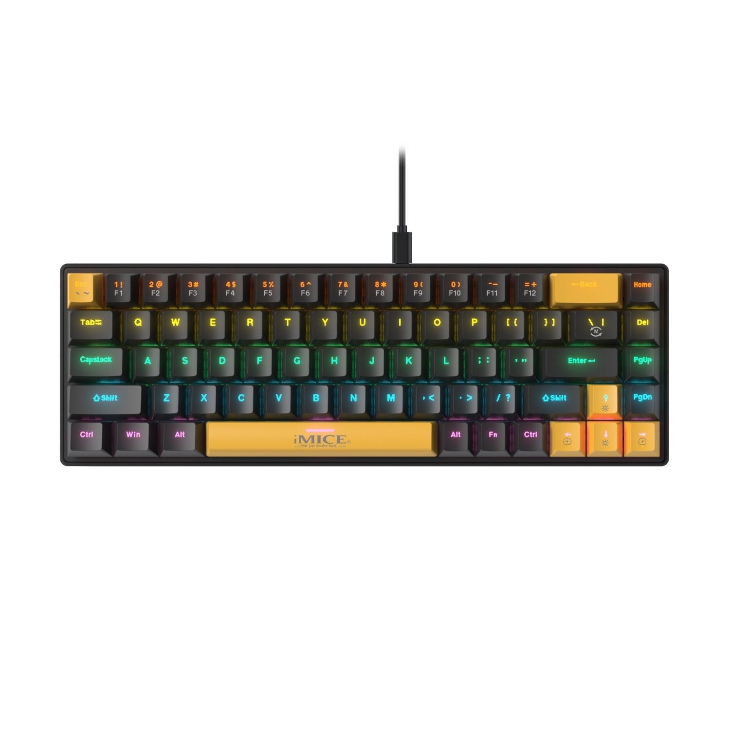 Type-C Wired Mechanical Keyboard English Layout