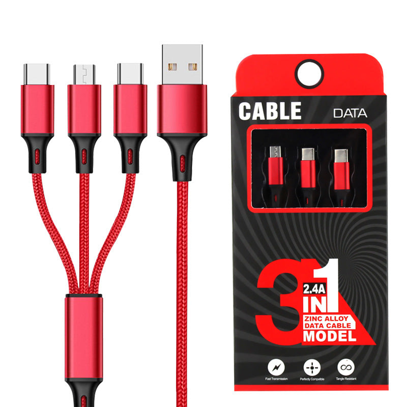 3-in-1 Charging Data Cable