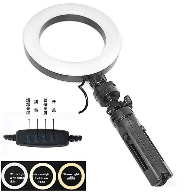 Mobile Live Streaming Beauty Fill Light Desktop Tripod Set
