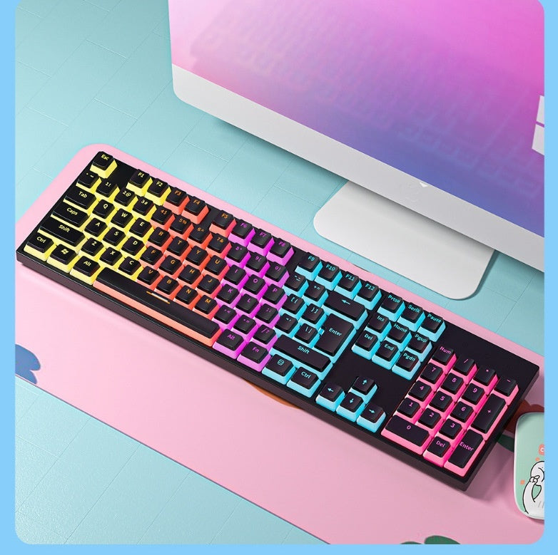 Wired Mechanical Gaming Keyboard Backlit Keys