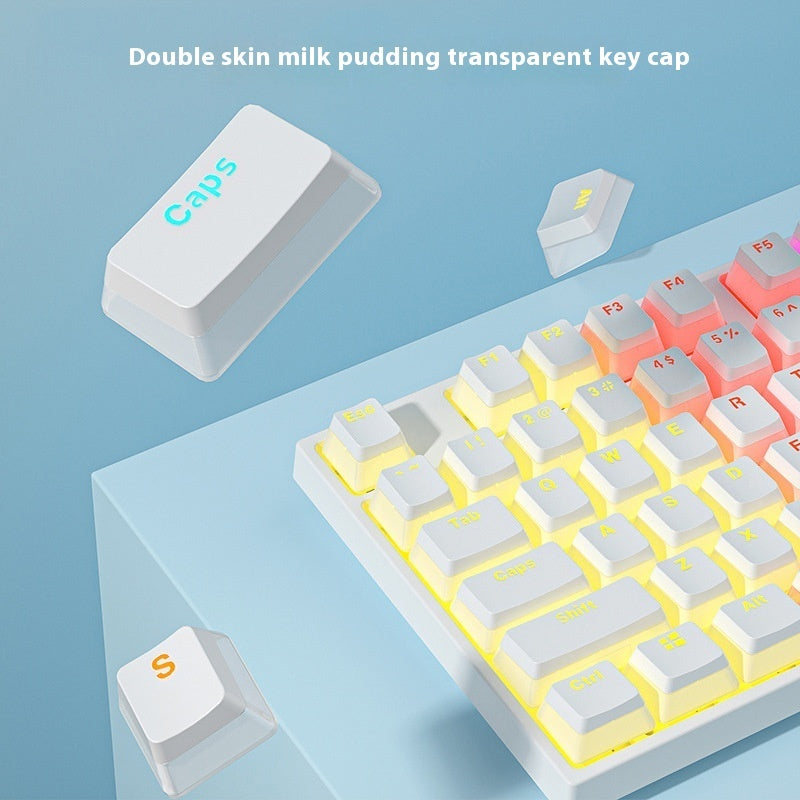 Wired Mechanical Gaming Keyboard Backlit Keys