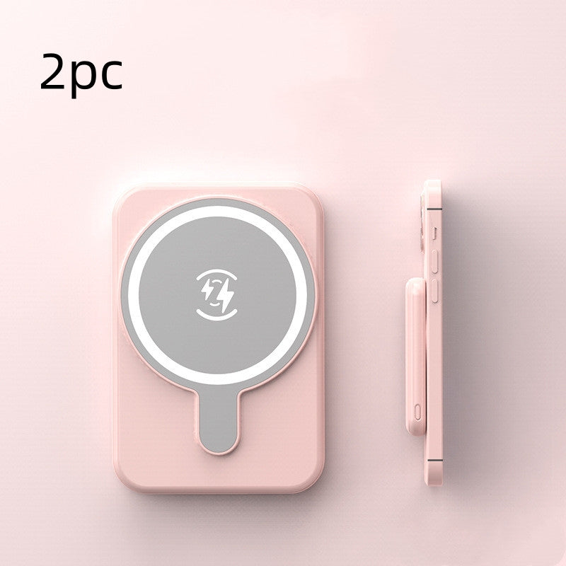Mini 5000mAh Magnetic Wireless Fast Charging Portable Power Bank