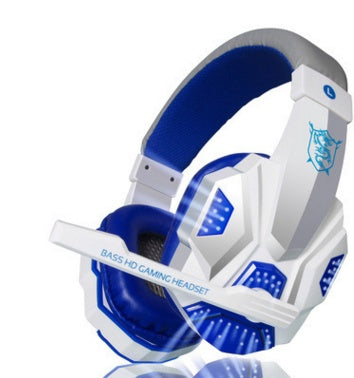 PU-MIND PC780 Gaming Headset With Microphone Black Blue Light