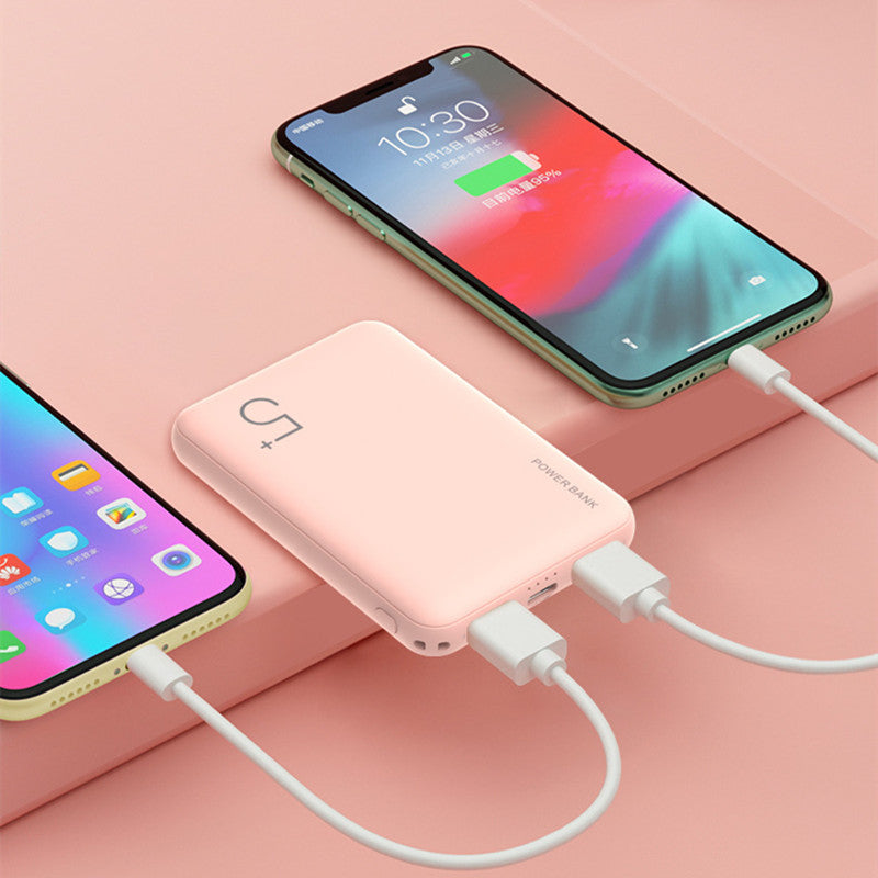 Compact Mini 5000mAh Portable Power Bank