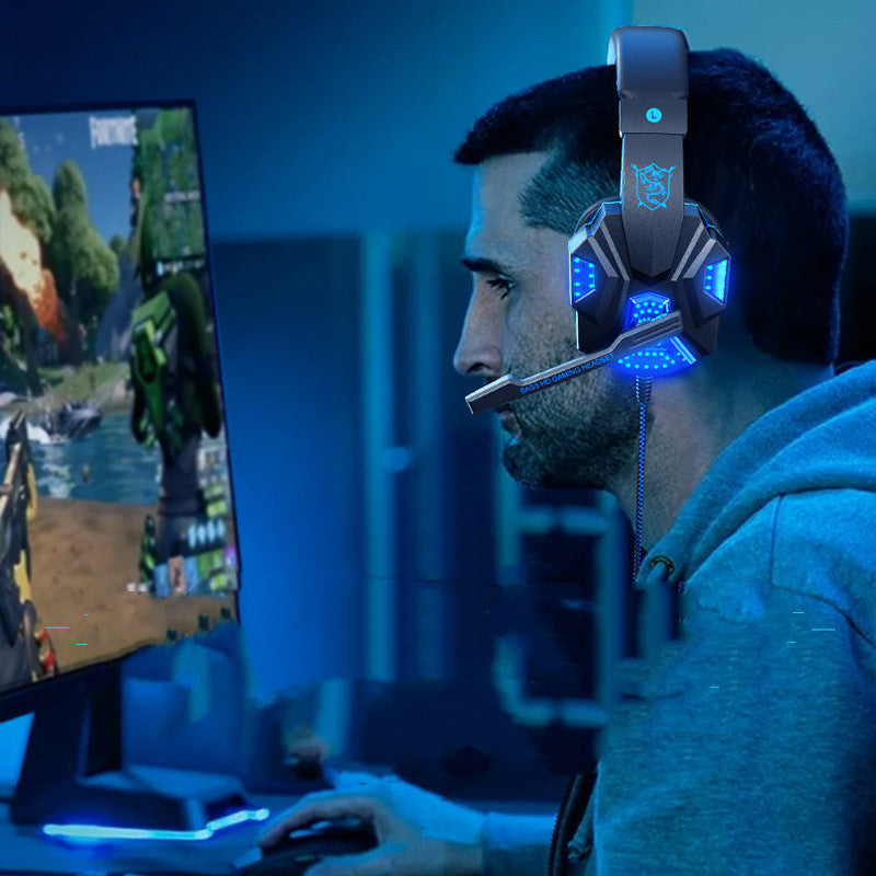 7.1 Wired Gaming Headset LED Light Headphones