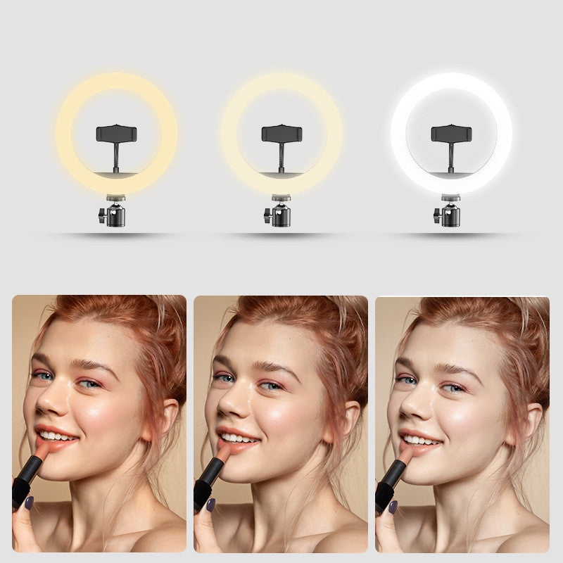 Apple Compatible 10 Inch Beauty Lamp Phone Tripod Stand