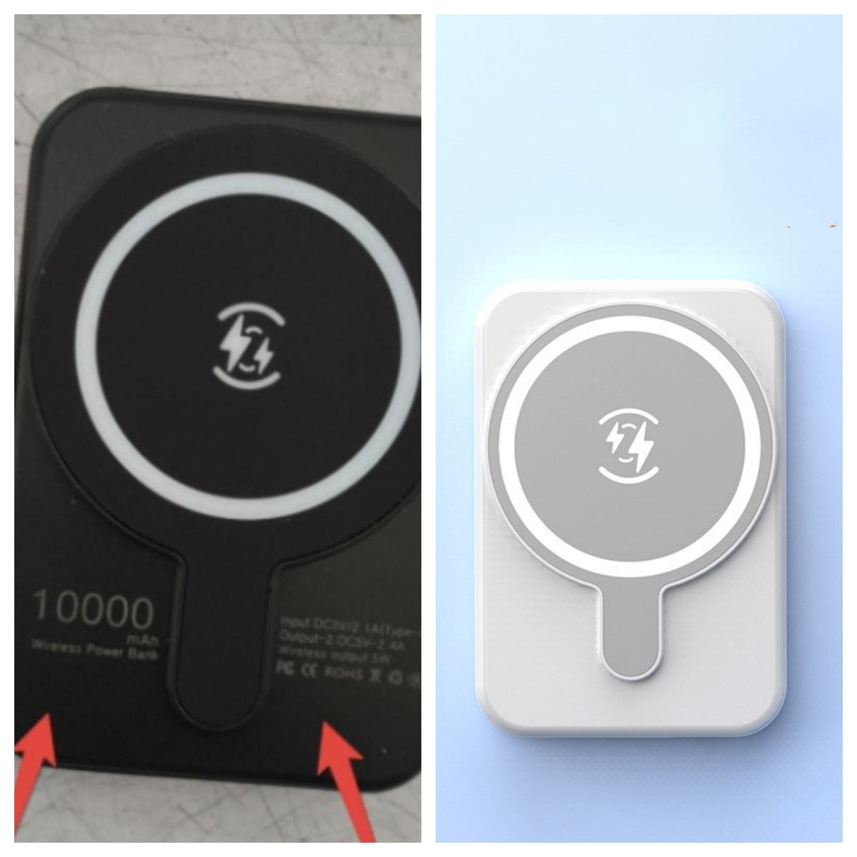 Mini 5000mAh Magnetic Wireless Fast Charging Portable Power Bank